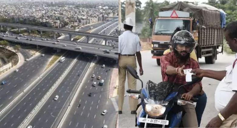 delhi police traffic challan